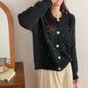 Heavy Industry Bead Knitted Cardigan Spring New Temperament Advanced Sense Loose Sweater Jacket Women