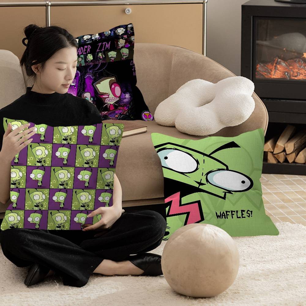 IInvader ZZim Cartoon Pillow Anime Pillow Sofa Bed Head Pillow Cover Cushion Cover 45x45 Cm Fashion