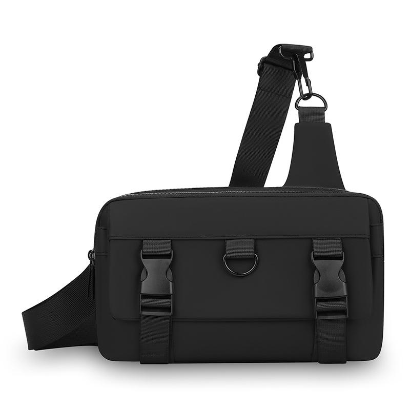 Nylon Crossbody Bag for Men Multiple Pockets
