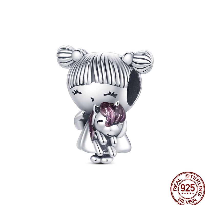 Copper Character Series Sports Cute Boys And Girls Charm Beads Suitable For 3Mm Original Bracelet Diy Jewelry