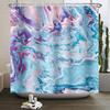 Marble Bathroom Curtain Abstract Modern Luxury Shower Curtain Waterproof Fabric Shower Curtain Bath Curtains With Hooks180x200