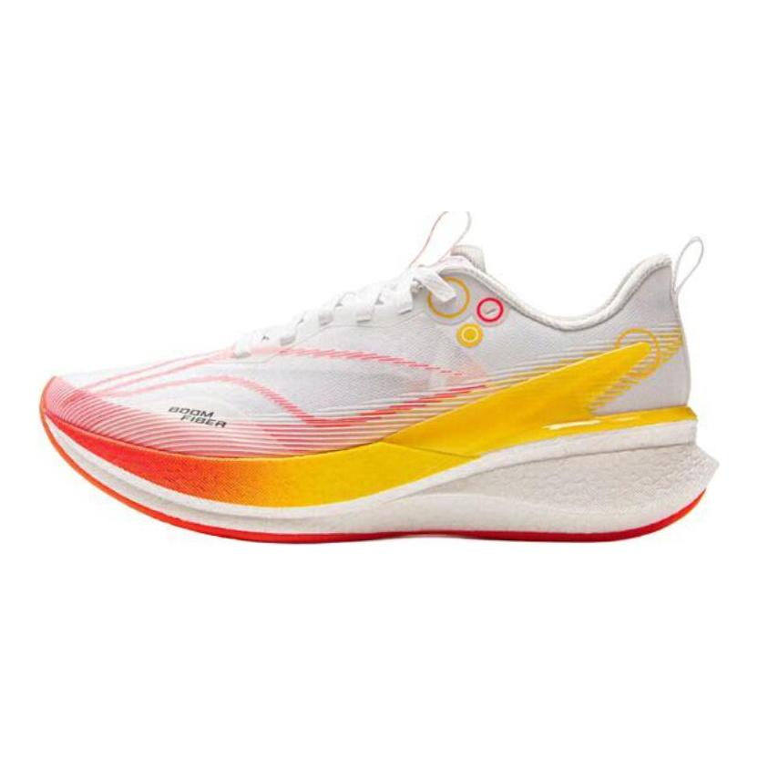 Li Ning Children Red Rabbit 8 Pro Comfortable Soft Non-Slip Wear-Resistant Low-Top Running Shoes Men Running Shoes White Yellow YKFV112-2
