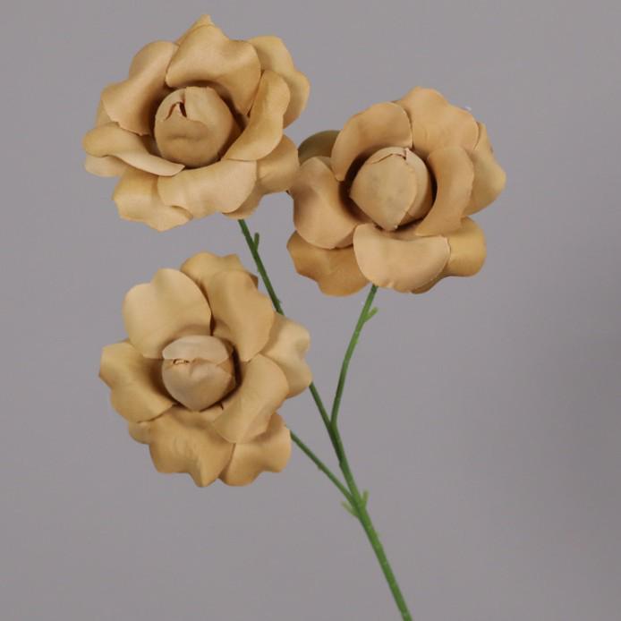 Caramel Color Artificial Floral Wedding Decor - Ceiling and Roadway Arrangements, Coffee Tone Fake Flowers.
