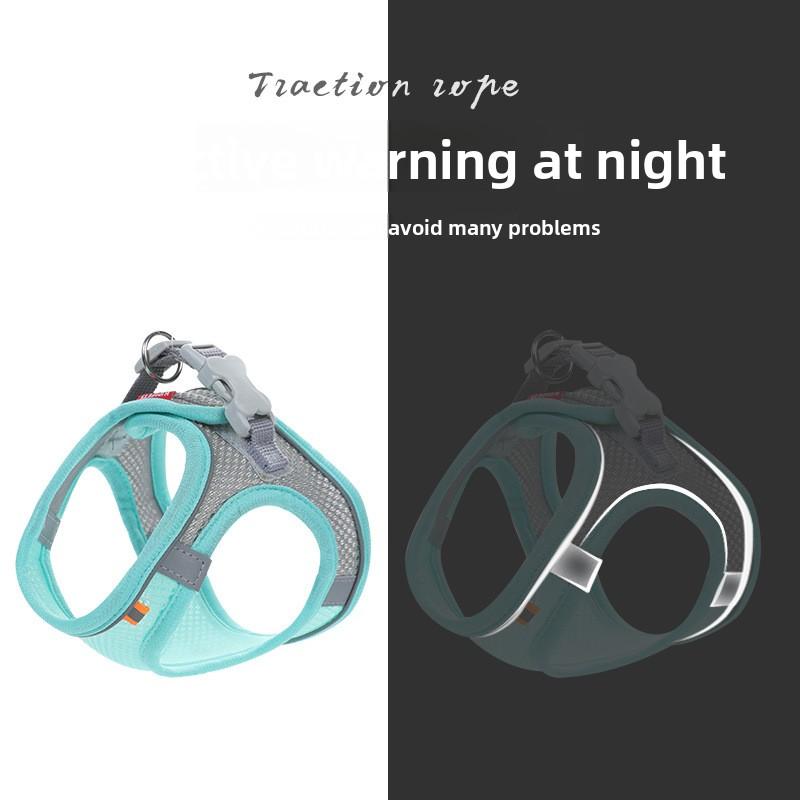 Haustier Outdoor Leine, Kleine und Mittelgroße Hunde Brust und Rücken Reflektierende Hundeleine, Katzenleine