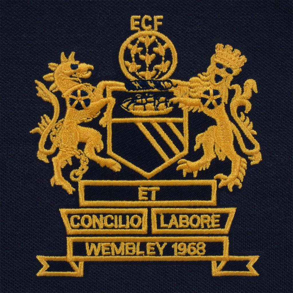 Fan Originals Mens Manchester 1968 Crest Polo Shirt