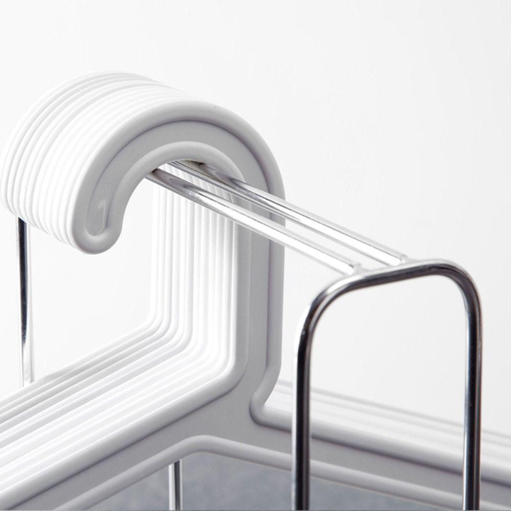 Stainless Steel Hanger Stacker Rack Large Capacity Clothes Hanger Holder  For Home Laundry Closet