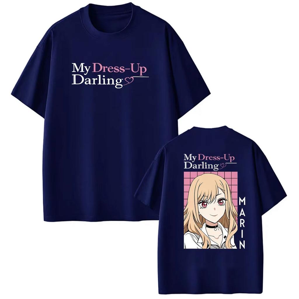 Hot Sale Anime Marin Kitagawa My Dress Up Darling Graphic T Shirts Y2k Unisex Unisex Cute Tshirt Print Crew Neck Casual T Shirt