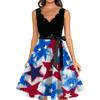 Summer Dresses for Women 2026 Casual Dresses for Women with Star Print Midi Dresses for Women Graduation Dress