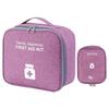 2 Pcs Large Capacity Emergency Bag Waterproof First Aids Organizers Portable Caregivers Bag Travel Medicine Storage Bag