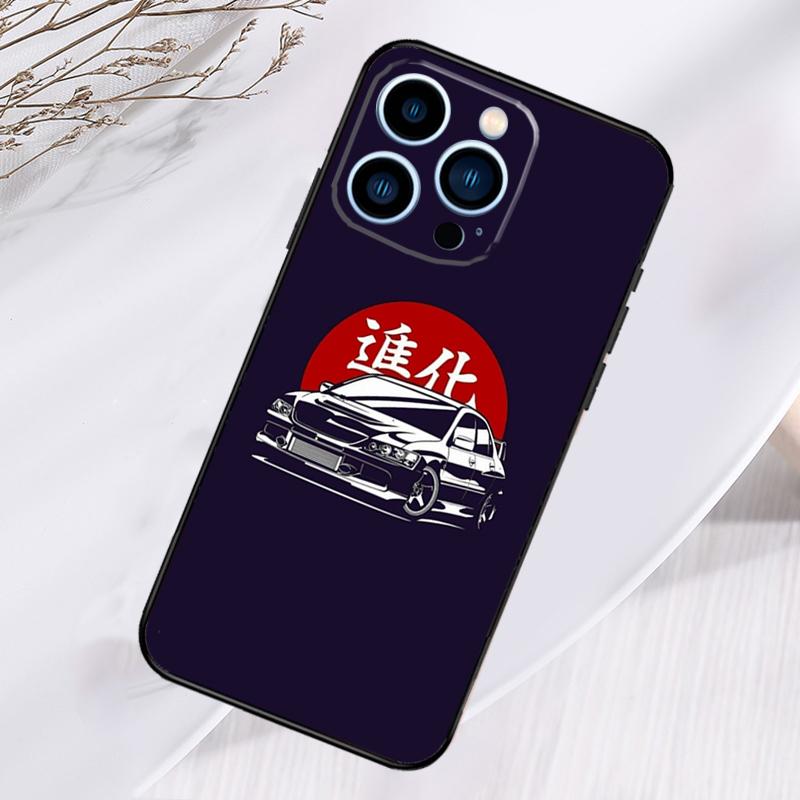 JDM Drift Car Phone Case For iPhone 17 Pro Max 16 15 13 12 11 14 Pro Max Plus 13 12 Mini 16e 17 Air Cover