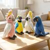 Parrot Plush Toy - Cockatoo & Macaw Souvenir Gift for Kids' Birthdays