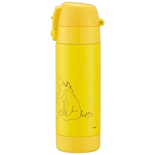 Skater Lightweight Water Bottle Stainless Steel Single Layer Mug Bottle for Room Temperature 500ml Healthy Drink Winnie the Pooh Relax SSSC5D-A