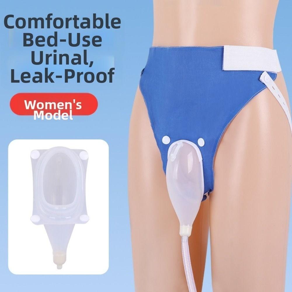 Wielorazowy Urinal Uchwyt na Mocz Silikonowy Worek do Drenażu Moczowego Noszony Urinal Kemping