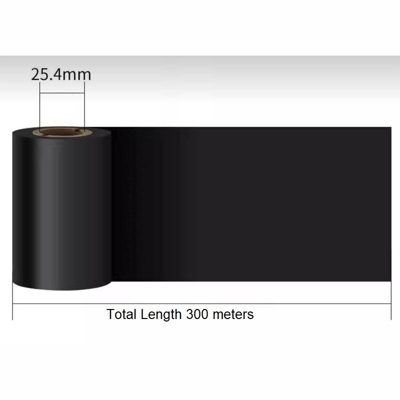 High Quality Resin-based Printer Inked Ribbon 110mm PET/PP/Transparent Label Paper Transfer Ribbon Roll Instead of Ricoh B110CR