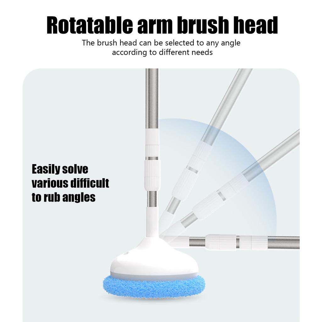 Cordless Electric   Scrubber 8.5W 5V 2A USB Charging Waterproof Retractable Electric Window Cleaning Brush for Car