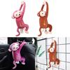 Cute Plush Monkey Hanging Tissue Boxes Animal Napkin Tissue Paper Boxes Holder for Car Home Garden Kitchen Storage