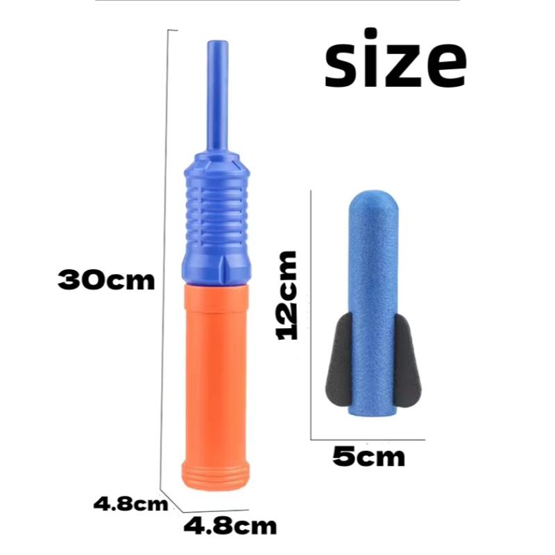 Hand-Propelled Rocket Launcher Toy Set Foam Rocket Children Outdoor Birthday Gift Funny Summer Garden Game Party Discount