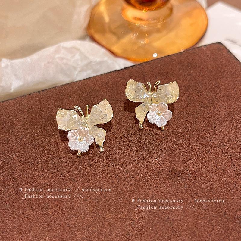 S925 Silber Blumenperlenohrringe - Eleganter und luxuriöser Damenschmuck