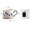 Coppia Tazza Giapponese in Ceramica per Acqua Caffè Latte Tazza Mug Domestica Grande Capacità Coppia di Gres Pitturata a Mano