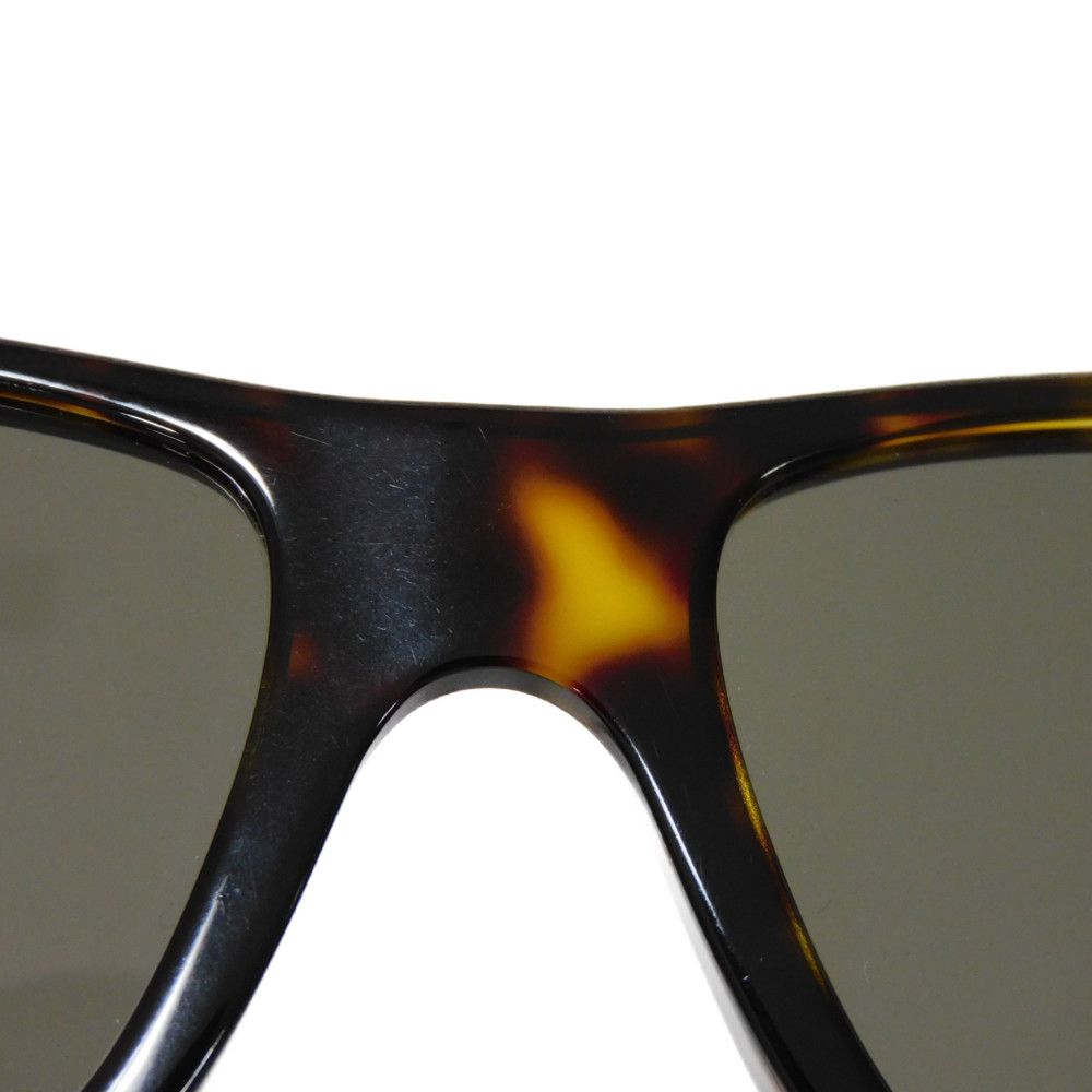 Used 10097 Rectangle Shape Eyewear 5425-A C714/3 7968 Logo Clear Black Matelasse Chain Acetate Havana Women's from