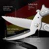 1PC Kitchen Chicken Bone Scissors Household Multi-functional Strong Chicken Bone Scissors Special Food Rebound Scissors for Killing Fish and Barbecue