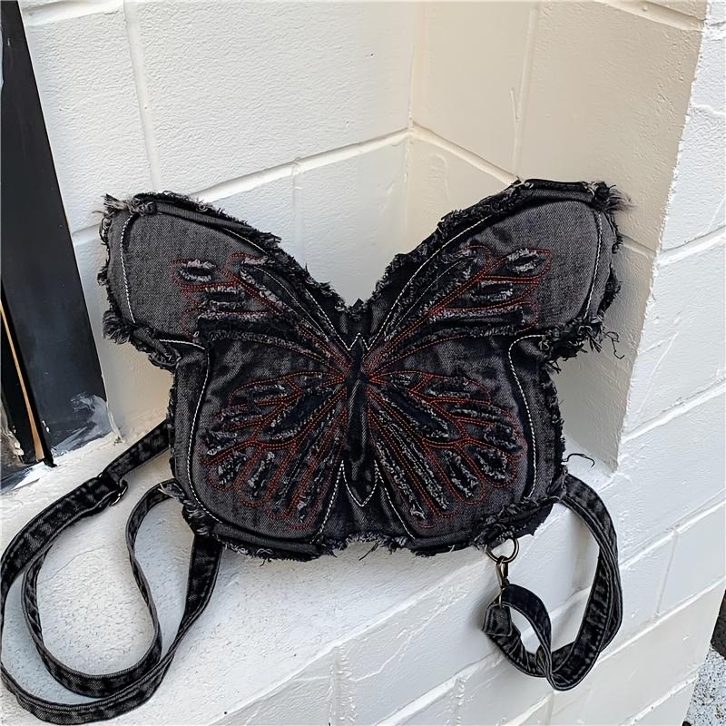 Butterfly-shaped Bag Can Be Worn As a Shoulder Bag or Backpack; Lightweight and Portable, Suitable for Outdoor Travel and Daily Commutes.