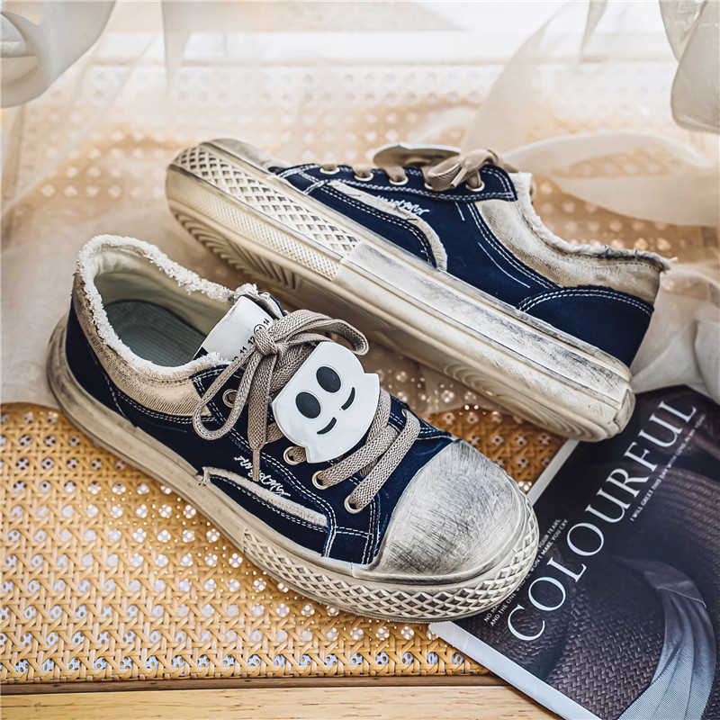 Thin Heel Round Nose Black And White Shoes Men Woven Men's Sneakers High Brand Best-selling Sport Unique Out Street