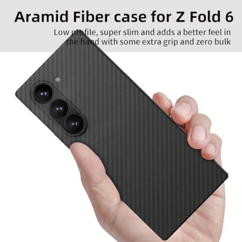 YTF for Samsung Galaxy Z Fold 7 Aramid Carbon Fiber Case Kevlar 5 Cover Ultra-Thin 6 Lightweight Protective Cover Z Fold 7 Case