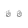 Six-piece set of micro-inlaid zircon water drop earrings for women's niche design, high-end earrings, temperament, fashionable and versatile earrings.