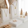 New Marble Necklace Rack Display Rack Earrings Jewelry Ring Display Stage Jewelry Display Props Photography