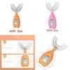 Childrens Ushaped Silicone Toothbrush For Oral Cleaning With Soft Bristles In Multiple Colors