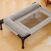 Elevated Cooling Dog Bed Outdoor Raised Cat Bed Pet Washable Raised Bed Hammock Cat Bed for Cats Dogs Breathable Colth Bed
