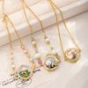 Elegant Floral Freshwater Pearl Bracelet With 18K Gold Plated Copper Natural Stone Women Stretch Design