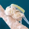 Double-sided Mud Rubbing, Long-handled Soft Bristles, Bath Brushes, Back Rubbing, Body Massage, Exfoliation, 2-in-1 Bath and Bath Bomb Brush