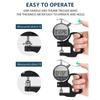Digital Thickness Gauge 0-12.7mm/0.5" Thickness Gauge with Large LCD Screen Display for Thickness Measurement of Paper