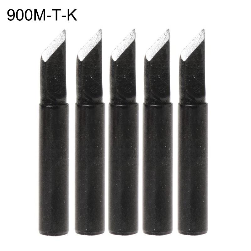 5pcs Soldering Iron Tip For Hakko 936 For 900M.933.376.907.913.951,898D,852D+ Welding Tip Mulit-type Optional