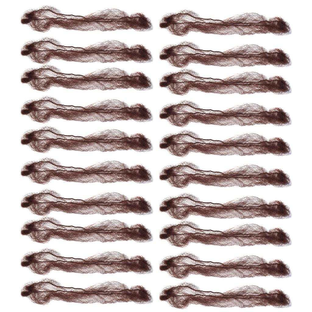 10/20pcs Invisible Nylon Hair Nets Soft Elastic Lines Hair Net Ballet Dance Snoods for Food Service Workers