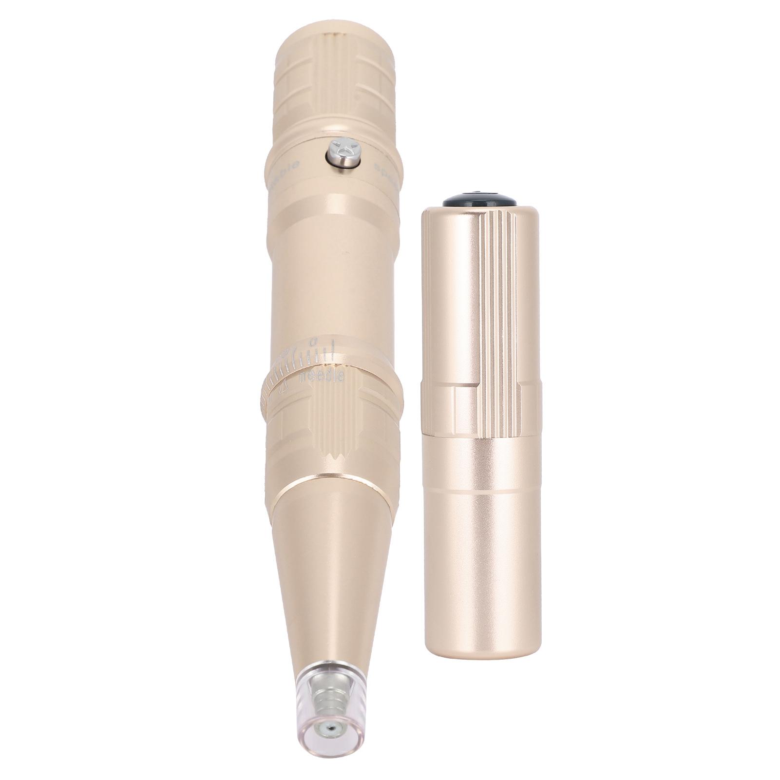 

Электрическая машина для татуировки бровей, губ, машинка для микроблейдинга, машина для татуировки цвета шампанского, золото (100‑240 В)США US Plug