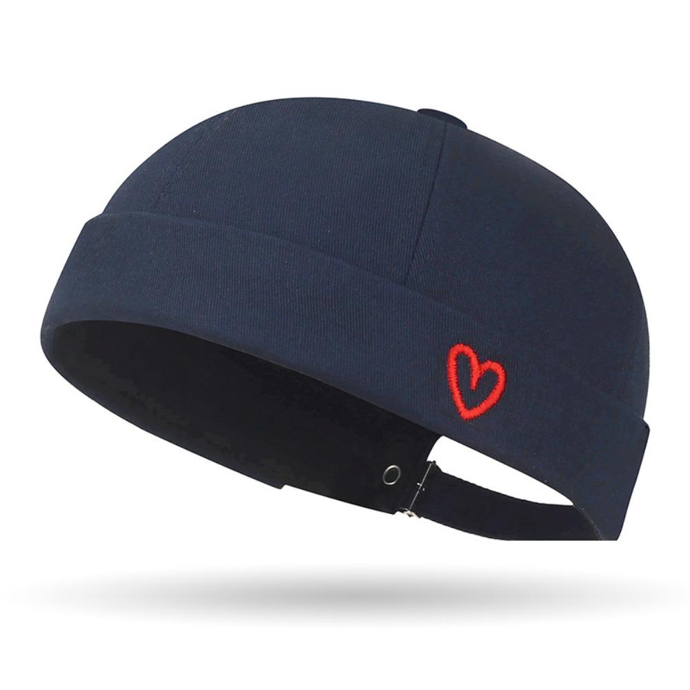 Adjustable Brimless Hat Without Brim Bucket Cap Fashion Men's Landlord Hat Streetwear