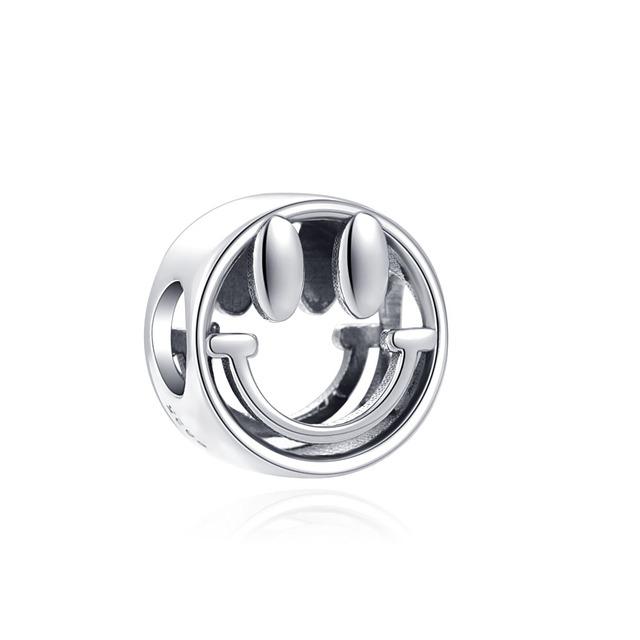 New Baby Bottle Blue Murano Star Smile Diy Beads Fit Original Fashion Charms S925 Silver Bracelet Jewelry Women Acessories