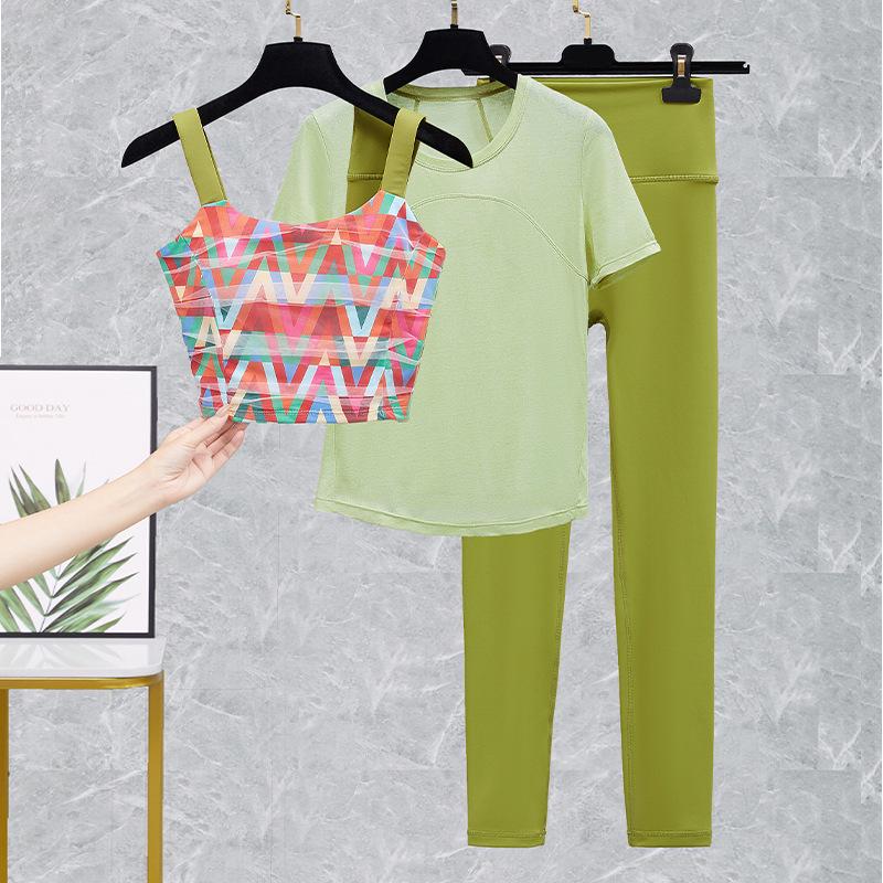 2025 Women's Sexy Sports Camisole Yoga Bra Set - Summer Fitness & Running Vest