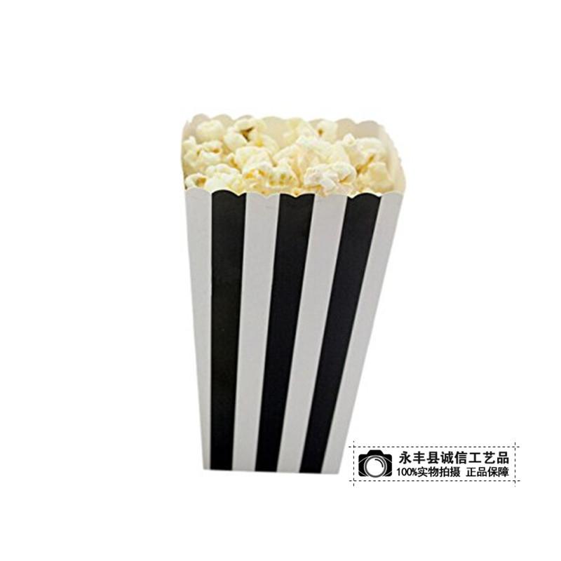 12 x Popcorn Box Eimer Dot Papier Film Party ESSEN/BEUTE Taschen Zubehör