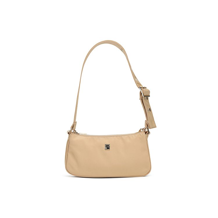 FILA Fashion Casual Fabric Underarm Shoulder Bag Women bags Khaki F13W148172F-LK