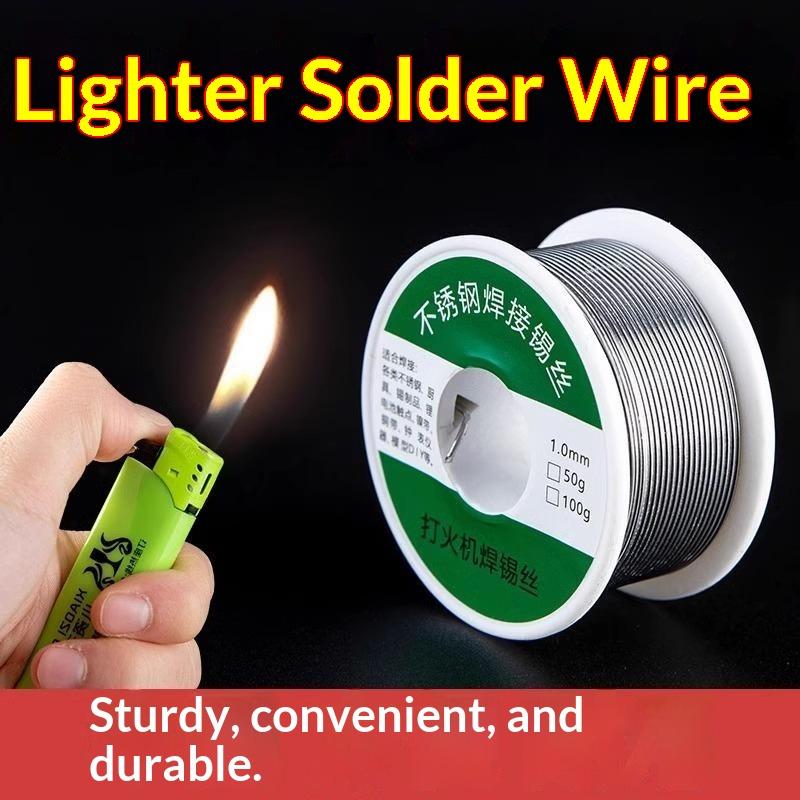 1.0Mm 20G 50G 100G Soldering Rods Low Temperature Easy Melt Solder Wire Silver Universal Welding Rod Cored Weld Wire