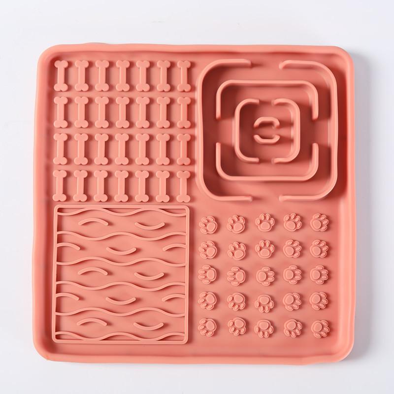 

Собачья силиконовая миска для медленного кормления Миска для собаки Собачий таз с присоской Защищенные от опрокидывания товары для питомцев Миска для щенка Миска против удушья