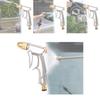 Premium Silver Plated Aluminum Alloy Water Gun For Car Washing And Gardening Needs