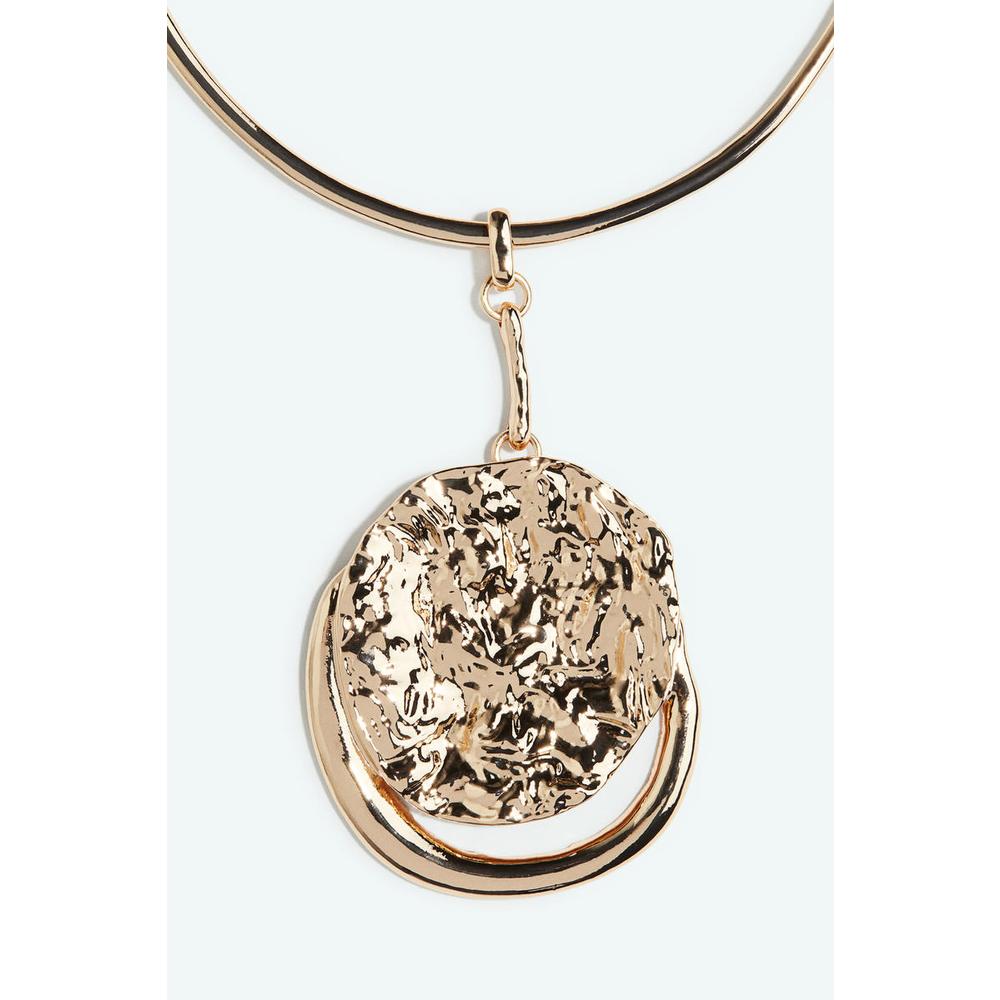 Hard Pendant Necklace Gold Color 1290018001