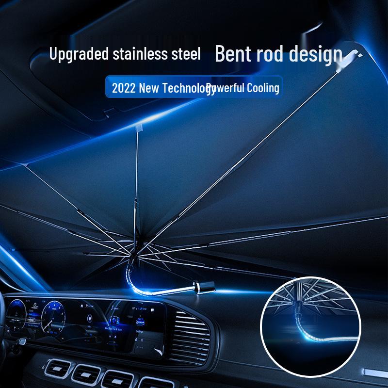 Small Car Windshield Sunshade - Heat Insulation & Sun Protection