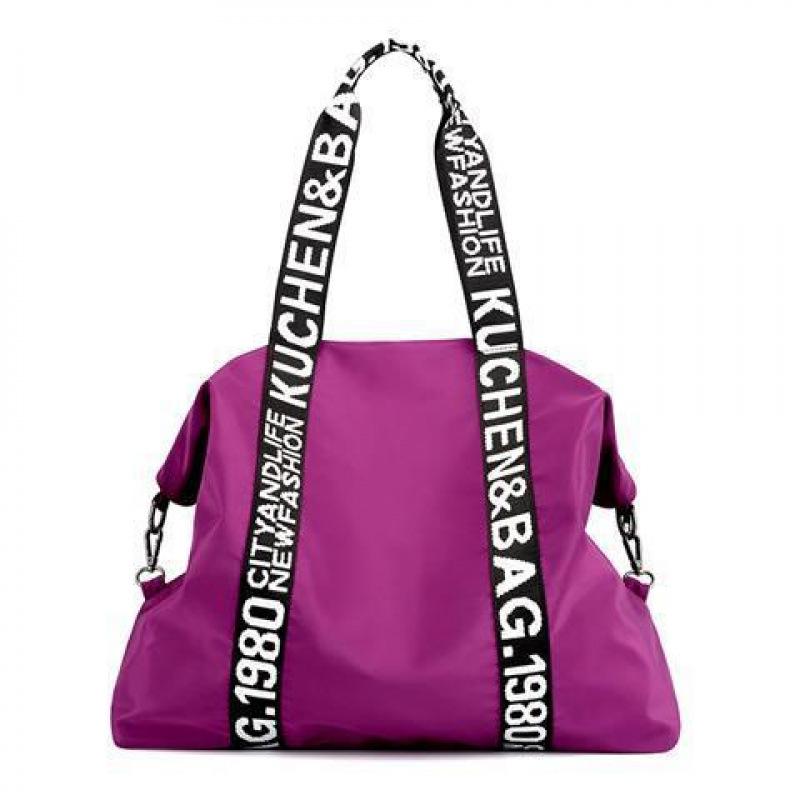 Moda inverno nova bolsa feminina leve ombro nylon grande capacidade mensageiro portátil viagem bolsa