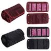 Polyester Cosmetic Bag Foldable Large Capacity Makeup Bag Portable Multi-Functional Cosmetic Case Toiletries Cosmetics and Tools